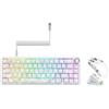 ATTACK SHARK 60% Hall Effect Keyboard and X11 Wireless Gaming Mouse,X65 PRO HE Magnetic Keyboard RGB Hot Swap 8KHz Polling Rate,Superlight Mouse w/Charging Dock 22K DPI,Bluetooth/2.4Ghz/Wired Combo
