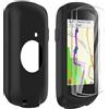 Pnakqil 2 pellicole protettive in vetro temperato + custodia compatibile con Garmin Edge 1040, pellicola protettiva GPS Bike Computer accessori per Garmin Edge 1040 9H durezza vetro temperato nero