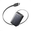 Anker Nano Power Bank Caricatore Portatile Certificazione CCC, 10000mAh con Cavo Retrattile Anker InstaCord 70cm Batteria Compatta 45W, Smart Display, Compatibile iPhone 17/16/15, iPad, Galaxy, Pixel