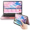 MOREPC Notebook 2 in 1 touchscreen da 10,95 pollici, con design a 360° Portatile leggero con processore N100 / Schermo IPS 1920x1200 16GB RAM DDR4 / Tastiera retroilluminata (Oro rosa, 16+256GB)