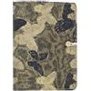 LIMEQKI Taccuino A5 Quaderno Ad Anelli, Quaderno Appunti Con Copertina in Tessuto Con Farfalle Dorate E Pagine Interne Bianche per Diario, Diario Di Viaggio, Travel Journal, Lavoro, Scuola (Oro)