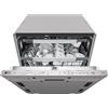 LG DB597TXS - Lavastoviglie da Incasso, 14 Coperti, Scomparsa Totale, Classe energetica A