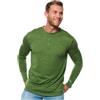 Merino.tech Maglia Termica Lana Merino - 100% Maglia Trekking Uomo Manica Lunga Merino Wool (X-Large, 170 Green Olive Henly)