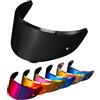 PSLER Visiera Casco per AGV New K3 (E2206),Solo per casco K3 taglia S/M/L - Visiera Colorata Accessori per Casco da Moto Ricambio(Nero Scuro)