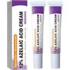 Generisch Siero di acido azelaico, 12% crema di acido azelaico, niacinamide e acido ialuronico per viso, crema viso, equilibrio, levigante pelle sensibile e macchie 20 g (M, 2 pezzi)
