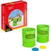 Idena 40381 - Gioco di lancio Frisbee Slam Set Outdoor, 2 cesti bersaglio pieghevoli, 1 disco da lancio blu e 1 giallo⌀ 20 cm, dimensioni 48 x 38,5 cm, per adulti e bambini a partire dai 6 anni di età