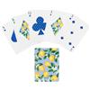 Draper James Waterproof Playing Cards, Standard 54 Count Deck, Outdoor Games and Gatherings, Lemons
