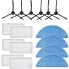 HALIEVE Panno Spazzola Filtro Pezzi di Ricambio Accessori Set per Robot Aspirapolvere Medion E32 SW Medion MD 18503 (16 Pezzi)