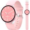 JOYELE Smartwatch Bambini Bambina, Orologio per Ragazza Ragazzo con Contapassi Calorico, Frequenza Cardiaca, Monitor del Sonno, Sveglia, Regalo di compleanno per bambini (Rosa)