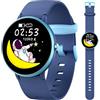 JOYELE Smartwatch Bambini Bambina, Orologio per Ragazza Ragazzo con Contapassi Calorico, Frequenza Cardiaca, Monitor del Sonno, Sveglia, Regalo di compleanno per bambini (Blu)