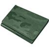TECHMADE ETRES Portafoglio Magnetico Flat Camouflage - 5 Slot Carte + Tasca Contanti - Protezione RFID, Ultra Slim, Funzione Stand per Smartphone - Anello Adattatore Magnetico Incluso (Verde Cam)