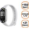 Xiaomi Band 10 AMOLED Braccialetto per rilevamento di attività 4,37 cm (1.72) Argento