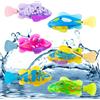Afenau 6 Pezzi Robo Fish, Pesce Elettronico, Robot Fish Water con Luci a LED, Pesci Elettronici, Pesci Robotici in Plastica, Giocattolo da Piscina per Bambini, Gatti (Colorato)