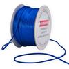 KLTRIBBON Cordoncino da 2 mm, colore blu reale, 50 metri, filo di seta cinese a coda di topo, per bracciali, collane, gioielli e macramè