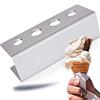 Kerafactum In acciaio inox - gelato porta cono di cialda cialda di ghiaccio con 4 fori 2 x 26mm, 2 x 31 millimetri
