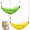 NYGGTYK 2 Pezzi Letto di Criceto A Forma di Banana, Amaca Sospesa, Letto per Animali Domestici Caldi, Letto per Animali Domestici Creativi, Forniture per Animali Domestici.