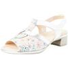 ARA Lugano, Sandali con Tacco Donna, Sasso Bianco, 36.5 EU Larga