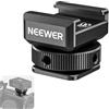 NEEWER 2PCS Adattatore per Attacco Cold Shoe Compatibile con DJI Hollyland Rode Ricevitore del Microfono Lavalier Wireless, Accessori per Microfono Anti Caduta con Perni Retrattili, UA030