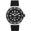Lorenz Ocean Club 030268FF - Orologio Sportivo da Uomo al Quarzo - Orologio con cassa in superlega Soft Touch silver - Cinturino in Gomma e chiusura deployante - Sub 100 metri - Cofanetto speciale sub