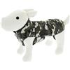 Ferribiella Impermeabile Double Color Verde Militare Mis.33 cm per Cani