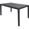 buybuy TAVOLO STILE RATTAN RETTANGOLARE NERO 120x70cm TVR120B