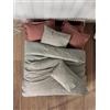 Nuit Des Rêves Ranforce - Set copripiumino singolo XXL, 155 x 220 cm, 100% cotone, stampa pigmentata, lavabile in lavatrice, chiusura con bottoni, morbido ed elegante