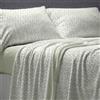 Burrito Blanco Set di Lenzuola corallina, Oliva, Ancho de 135 cm
