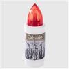 La Briantina Lumino Elettrico Calvario Bianco per Loculo - Luce Fissa Rossa, Uso Esterno, Resistente alle Intemperie - Batterie Incluse - Durata 180 Giorni - Ø 3 cm x H 9,5 cm