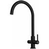 Franke NEW PRONTA CONSEGNA - Franke: Miscelatore bicomando Lina Clear Water 2.0 120.0730.807 finitura black matt