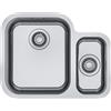 Franke NEW Franke Lavello a una vasca con vaschetta Smart Sottotop SRX 160-34-16 122.0736.139 finitura inox da 58x45 cm