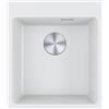 Franke NEW PRONTA CONSEGNA - Franke: Lavello una vasca Vasche Sopratop Centro MRG 610-39 FTL 114.0740.121 finitura fragranite bianco da 44x50 cm