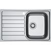 Franke NEW Franke Lavello una vasca con gocciolatoio a sinistra Spark Incasso SKX 611-78 101.0712.129 finitura inox satinato da 78x50 cm
