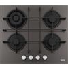 Franke NEW Franke: Piano cottura a gas Maris 600 FHMA 604 3G DC C 106.0734.775 in cristallo grigio ardesia da 59 cm