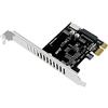CENMEN Scheda Pci Express Pcie una USB3 Type-E Front Type-C 19P Scheda di Espansione Compatibile Pci-E X1 X4 X8 X16 Interface
