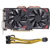 Vikye RX 580 8GB DDR5 RAM 256BIT Scheda Grafica per Giochi, Scheda Grafica per PC con Slot PCI Express 3.0 16X, Doppia Ventola, Plug And Play (5808G D5)