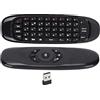 Yunseity Mouse Smart Air Fly, Mini Tastiera Wireless da 2,4 Ghz e Telecomando, Sensore di Movimento di Supporto, per PC, Smart TV, HTPC, Android TV Box, Ecc.