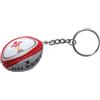 Gilbert Portachiavi unisex adulto palla da rugby Galles - multicolore, taglia unica
