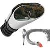 Sprintech Racing Bike Rear View Mirror - Lightweight, Fully-Adjustable, & Vibration-Free Convex Mirror with 9 Layer Chrome Coating & Shockproof ABS Shell for 20 mm Diameter Drop Bars by Sprintech - White