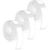 Nogeqi 3 rotoli di etichette bianche per Phomemo D30/D32/D35/Q30/Q30S/Q31, 12 x 40 mm, Thermal Label Tape, nastro termico per etichette, per casa, ufficio, scuola, 160 nastri/rotolo