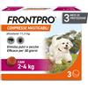 Frontpro*3cpr 2-4kg 11,3mg - 105682025 - prodotti-veterinari/prodotti-veterinari