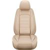 TPSOBRU Auto Coprisedile Per Peugeot 208 508 307 407 308 Sw 2008 5008 3008 301 107 T9 607 206 4008 206 207 308 s Copertura di Sede Dell'automobile Protezione Sedili Auto(1Pcs-Beige)
