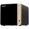 Qnap Memorizzazione in Rete NAS Qnap TS-464-8G Nero