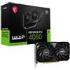 MSI GEFORCE RTX 4060 VENTUS 2X BLACK 8G OC scheda video