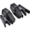 plplaaoo 1 paio di mini luce per lettura per occhiali,Clip per occhiali, lampada per occhiali a LED Clip per torcia per occhiali per la lettura notturna Manutenzione degli apparecchi da pesca, nero