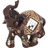 Hztyyier Elefante decorativo, Statua Feng Shui fortunata per ricchezza per casa ufficio