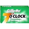 7 O clock 10 lamette da barba Gillette 7 O clock Permasharp Stainless Green