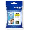 Brother lc421y cartuccia d'inchiostro 1 pz originale giallo