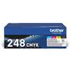 Brother tn-248val cartuccia toner 4 pz originale nero, ciano, magenta, giallo
