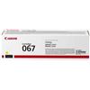 Canon 067 cartuccia toner 1 pz originale giallo