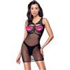 Cottelli Net Mini Dress & Thong Set 2719169 Black M